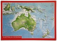 Produktbild: Reliefpostkarte Australien