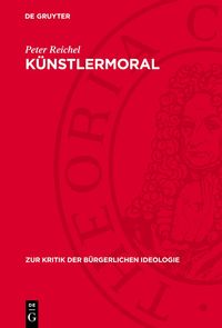 Produktbild: K&uuml;nstlermoral