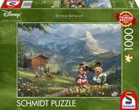 Produktbild: Puzzle Schmidt Spiele Disney Mickey & Minnie in den Alpen 1000 Teile