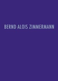 Produktbild: Bernd Alois Zimmermann Werkverzeichnis