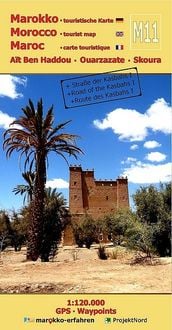 Produktbild: M11: A&iuml;t Ben Haddou - Ouarzazate - Skoura 1:120.000 + GPS-Waypoints