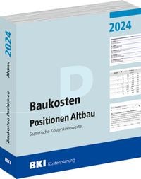 Produktbild: BKI Baukosten Positionen Altbau 2024