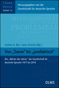 Produktbild: Von "Szene" bis "postfaktisch"
