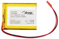 Produktbild: Akyga LP405063 Akkupack x Spezial-Akku LiPo 3.7V 1400 mAh