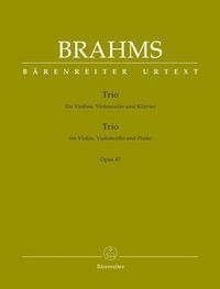 Produktbild: Brahms, J: Trio f&uuml;r Violine, Violoncello und Klavier op. 87