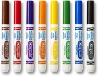 Crayola 8 Ultra-Clean aus- und abwaschbare Filzstifte