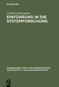 Produktbild: Einf&uuml;hrung in die Systemforschung