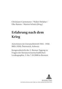 Produktbild: Erfahrung nach dem Krieg