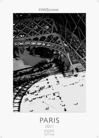 Produktbild: Paris schwarz-weiss Kalender 2027 &ndash; Wandkalender | Fotokalender Frankreich 59x42cm Grosses Format - Stilvoller Paris Schwarz-Wei&szlig; &ndash; Ideal f&uuml;r Kunst- und Reisefreunde
