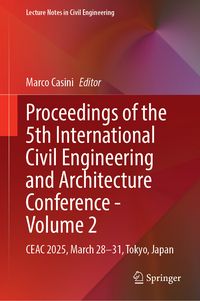 Produktbild: Proceedings of the 5th International Civil Engineering and Architecture Conference - Volume 2