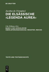 Produktbild: Die lexikalische &Uuml;berlieferungsvarianz. Register. Indices