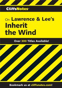 Produktbild: CliffsNotes on Lawrence & Lee's Inherit the Wind