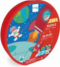 Bild vom Artikel Scratch - 2in1 Spielpuzzle 3D Weltraum 32 Teile vom Autor 