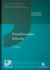 Produktbild: NotarFormulare Erbrecht