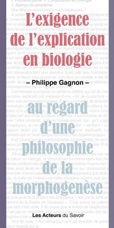 Produktbild: L'exigence de l'explication en biologie