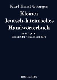 Produktbild: Kleines deutsch-lateinisches Handw&ouml;rterbuch