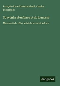 Produktbild: Souvenirs d'enfance et de jeunesse