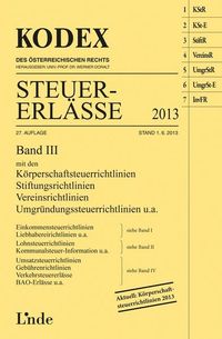 Produktbild: Steuer-Erl&auml;sse 2013 (f. &Ouml;stereich). Band 3