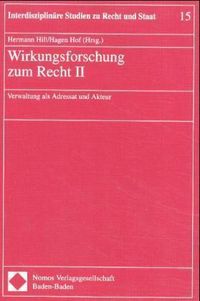 Produktbild: Wirkungsforschung zum Recht II