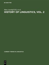 Produktbild: History of Linguistics, Vol. 2
