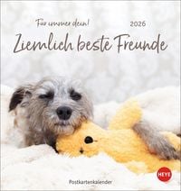 Produktbild: Ziemlich beste Freunde Postkartenkalender 2026 - Für immer dein
