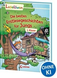Produktbild: Lesel&ouml;wen - Die besten Erstlesegeschichten f&uuml;r Jungs 1. Klasse