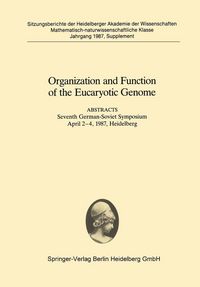 Produktbild: Organization and Function of the Eucaryotic Genome