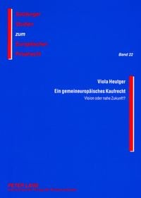 Produktbild: Ein gemeineuropaeisches Kaufrecht
