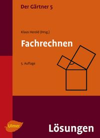 Produktbild: Der G&auml;rtner 5. Fachrechnen. L&ouml;sungen