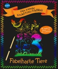 Produktbild: Mein schönster Krickel-Kratz-Malblock - Fabelhafte Tiere