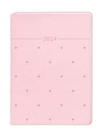 Terminplaner Lederlook 2024 Rosa - Buchkalender & Taschenkalender | Thalia