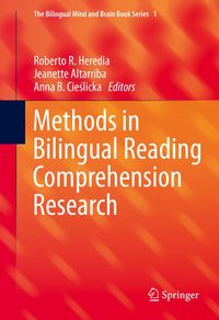 Produktbild: Methods in Bilingual Reading Comprehension Research