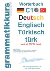 Produktbild: W&ouml;rterbuch C1 Deutsch-Englisch-T&uuml;rkisch