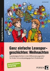 Produktbild: Ganz einfache Lesespurgeschichten: Weihnachten