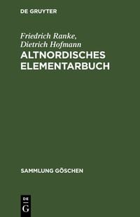 Produktbild: Altnordisches Elementarbuch