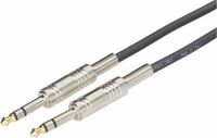Paccs HPC25BK030SD Instrumenten Kabel [1x Klinkenstecker 6.35 mm - 1x Klinkenstecker 6.35 mm] 3.00 m Schwarz
