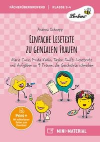 Produktbild: Einfache Lesetexte zu genialen Frauen