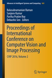 Produktbild: Proceedings of International Conference on Computer Vision and Image Processing