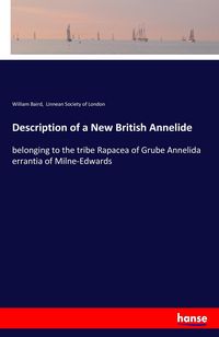 Produktbild: Description of a New British Annelide