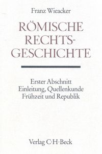 Produktbild: R&ouml;mische Rechtsgeschichte. Abschn.1
