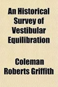 Produktbild: An Historical Survey of Vestibular Equilibration