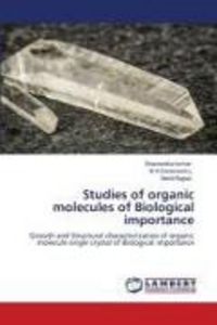 Produktbild: Studies of organic molecules of Biological importance