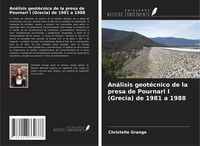 Produktbild: An&aacute;lisis geot&eacute;cnico de la presa de Pournari I (Grecia) de 1981 a 1988