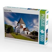 Produktbild: CALVENDO Puzzle Rundkirche Olsker | 1000 Teile Lege-Gr&ouml;&szlig;e 64x48cm Foto-Puzzle f&uuml;r gl&uuml;ckliche Stunden