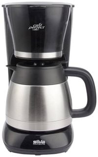 Produktbild: Silva Homeline KA-T 4505 sw Kaffeemaschine Schwarz, Inox Fassungsverm&ouml;gen Tassen=10 Isolierkanne
