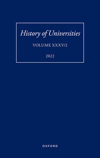 Produktbild: History of Universities: Volume XXXV / 2