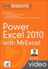 Produktbild: Power Excel 2010 with MrExcel LiveLessons (Video Training)