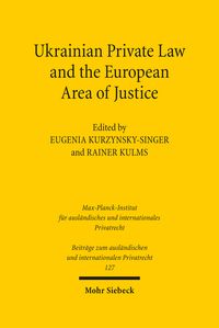 Produktbild: Ukrainian Private Law and the European Area of Justice