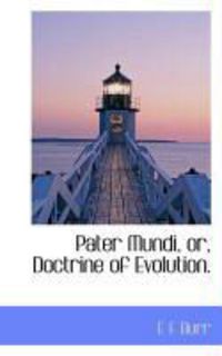 Produktbild: Pater Mundi, Or, Doctrine of Evolution.