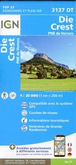 Produktbild: 3137OT Die Crest PNR du 1:25 000